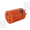 Ac Works Plug Adapter, L14-20R, L5-30P, L14-20P, L5-30P, 0 ft., Orange ADL530L1420 - alternate 7